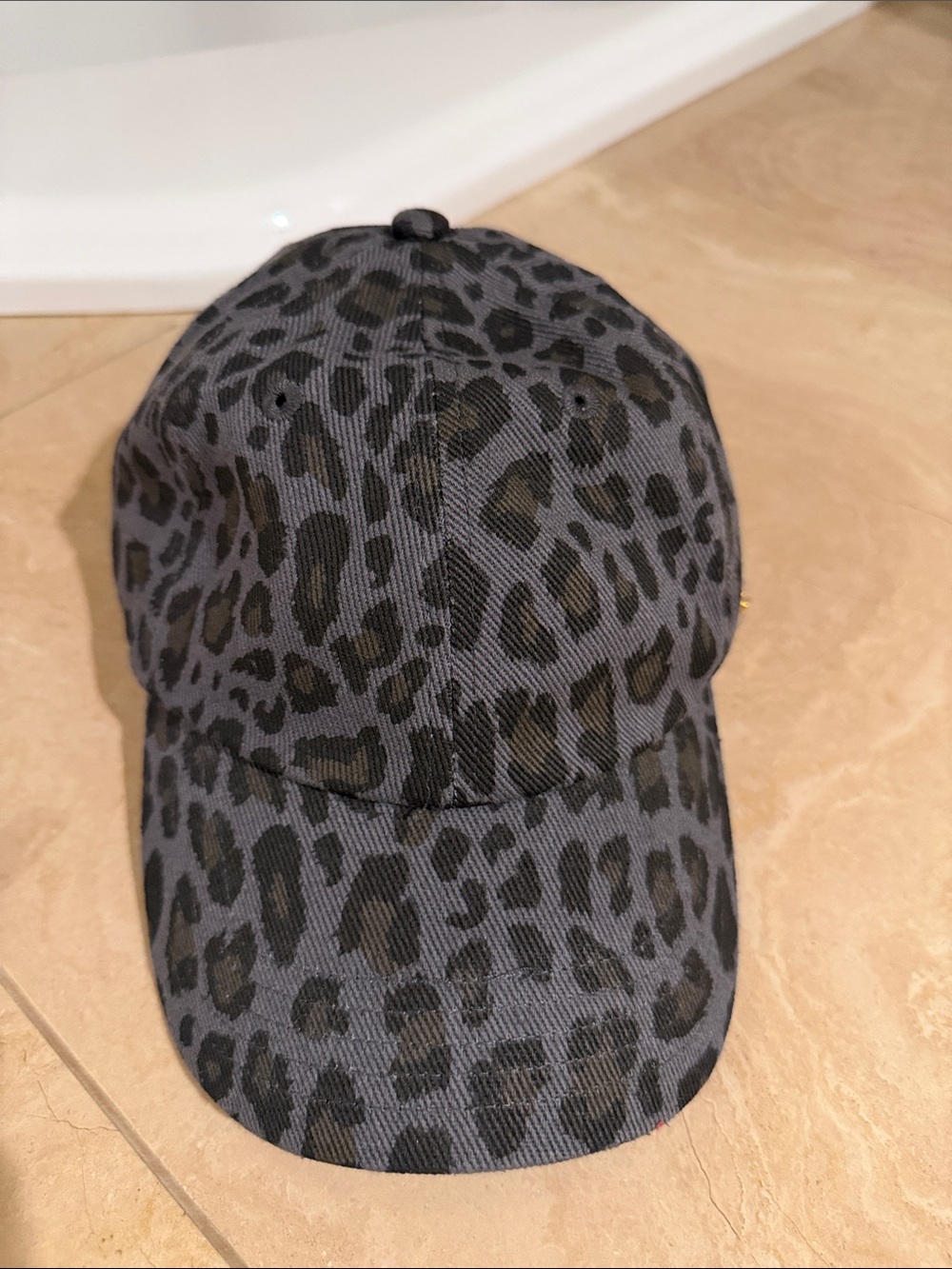 CHORD Charcoal Leopard Luxury Baseball Cap